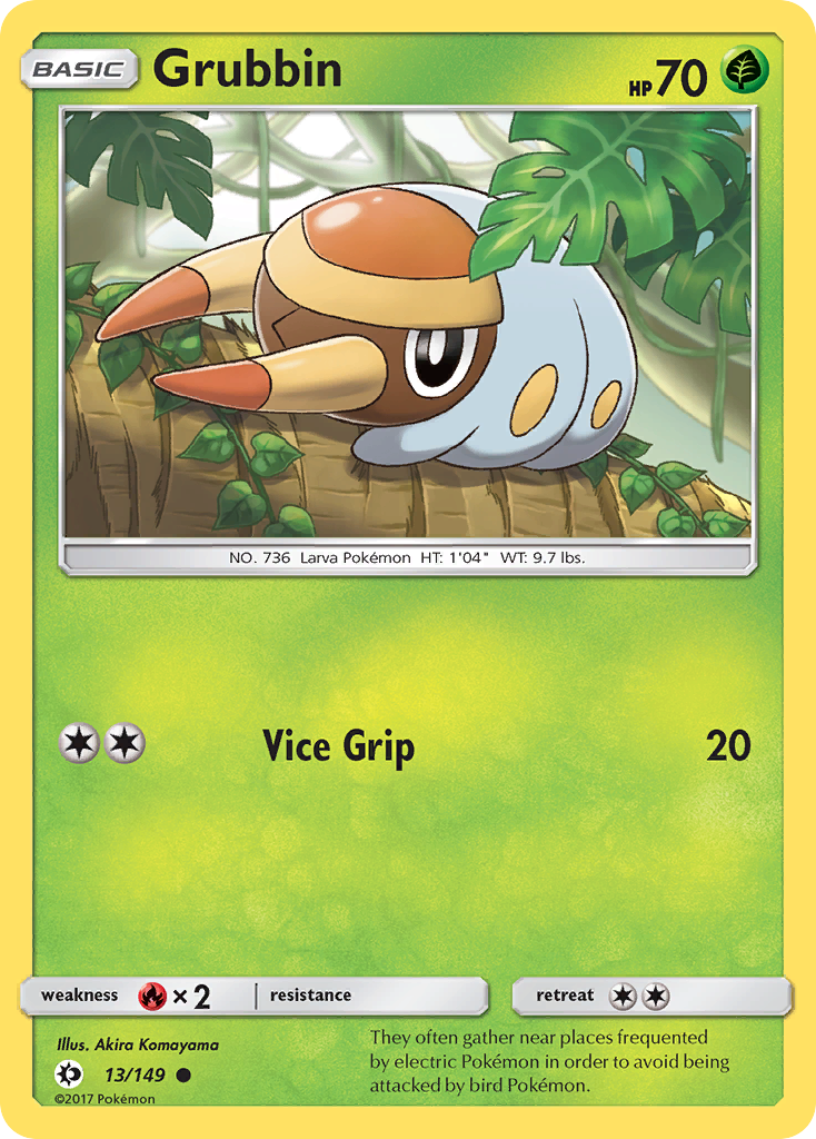 Grubbin (13/149) [Sun & Moon: Base Set] | Mega City Incorporated