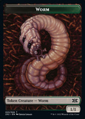 Worm // Soldier Double-sided Token [Double Masters 2022 Tokens] | Mega City Incorporated