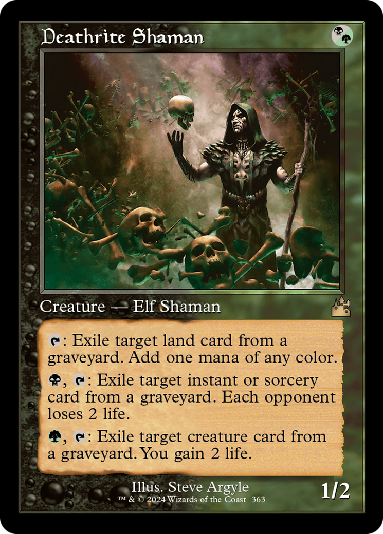 Deathrite Shaman (Retro Frame) [Ravnica Remastered] | Mega City Incorporated