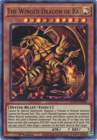 The Winged Dragon of Ra (Ultra Pharaoh's Rare) [KICO-EN065] Ultra Pharaoh’s Rare | Mega City Incorporated