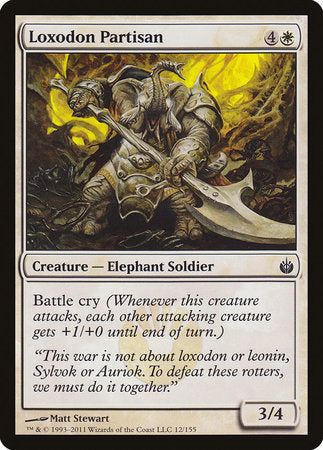 Loxodon Partisan [Mirrodin Besieged] | Mega City Incorporated