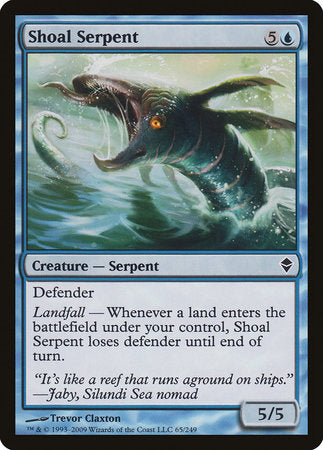 Shoal Serpent [Zendikar] | Mega City Incorporated