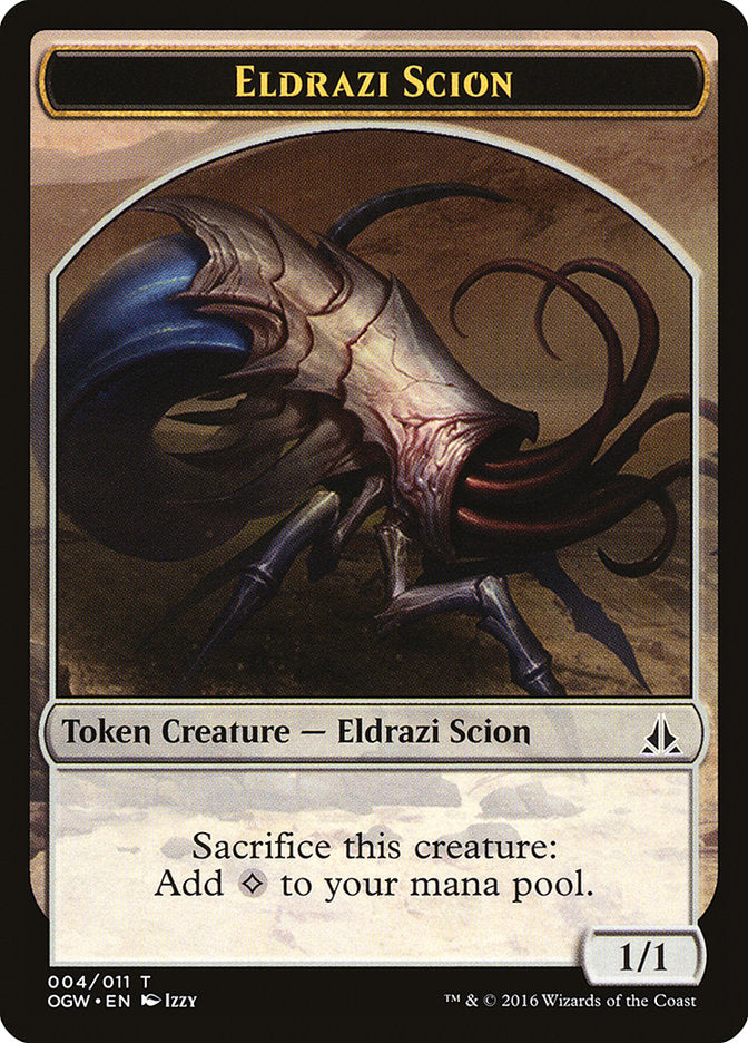 Eldrazi Scion (004/011) [Oath of the Gatewatch Tokens] | Mega City Incorporated