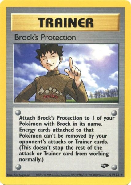 Brock's Protection (101/132) [Gym Challenge Unlimited] | Mega City Incorporated