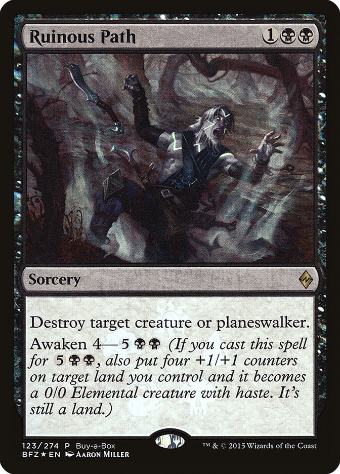 Ruinous Path (Buy-A-Box) [Battle for Zendikar Promos] | Mega City Incorporated