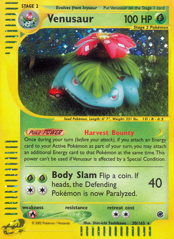 Venusaur (30/165) [Expedition: Base Set] | Mega City Incorporated