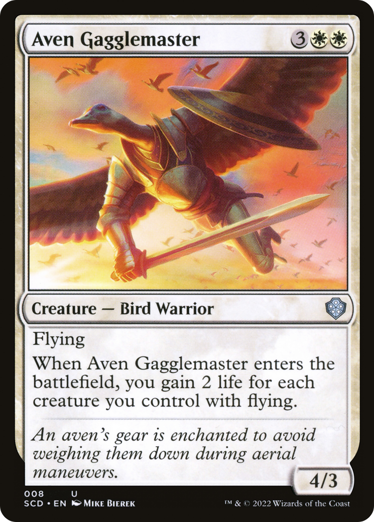 Aven Gagglemaster [Starter Commander Decks] | Mega City Incorporated