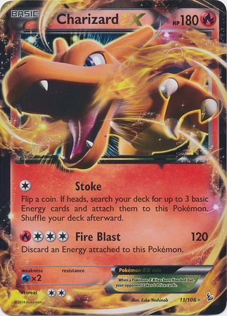 Charizard EX (11/106) (Jumbo Card) [XY: Flashfire] | Mega City Incorporated