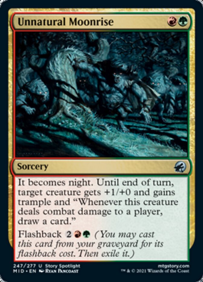 Unnatural Moonrise [Innistrad: Midnight Hunt] | Mega City Incorporated