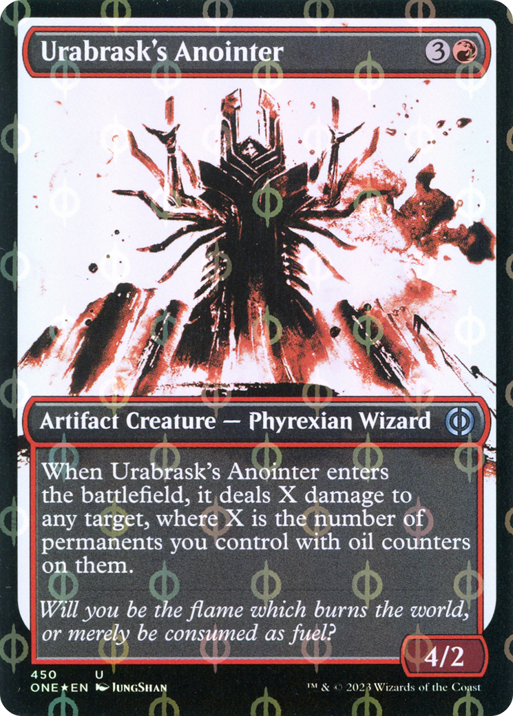 Urabrask's Anointer (Showcase Ichor Step-and-Compleat Foil) [Phyrexia: All Will Be One] | Mega City Incorporated