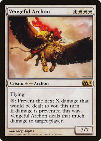 Vengeful Archon [Magic 2011] | Mega City Incorporated