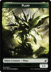 Plant // Morph Double-sided Token [Commander 2019 Tokens] | Mega City Incorporated