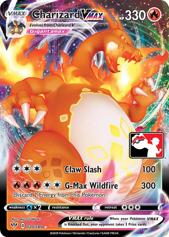 Charizard VMAX (020/189) [Prize Pack Series One] | Mega City Incorporated