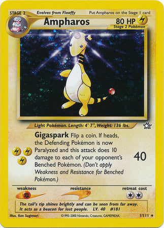 Ampharos (1/111) [Neo Genesis Unlimited] | Mega City Incorporated