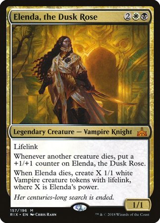 Elenda, the Dusk Rose [Rivals of Ixalan] | Mega City Incorporated