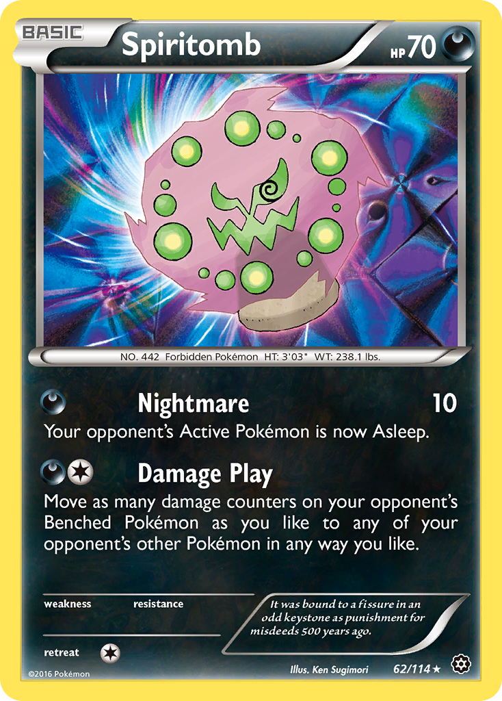 Spiritomb (62/114) [XY: Steam Siege] | Mega City Incorporated