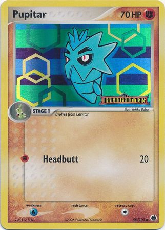 Pupitar (58/101) (Stamped) [EX: Dragon Frontiers] | Mega City Incorporated