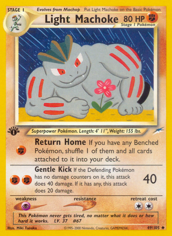 Light Machoke (49/105) [Neo Destiny 1st Edition] | Mega City Incorporated