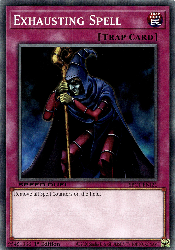 Exhausting Spell [SBC1-ENI21] Common | Mega City Incorporated