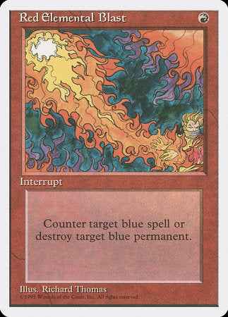 Red Elemental Blast [Fourth Edition] | Mega City Incorporated