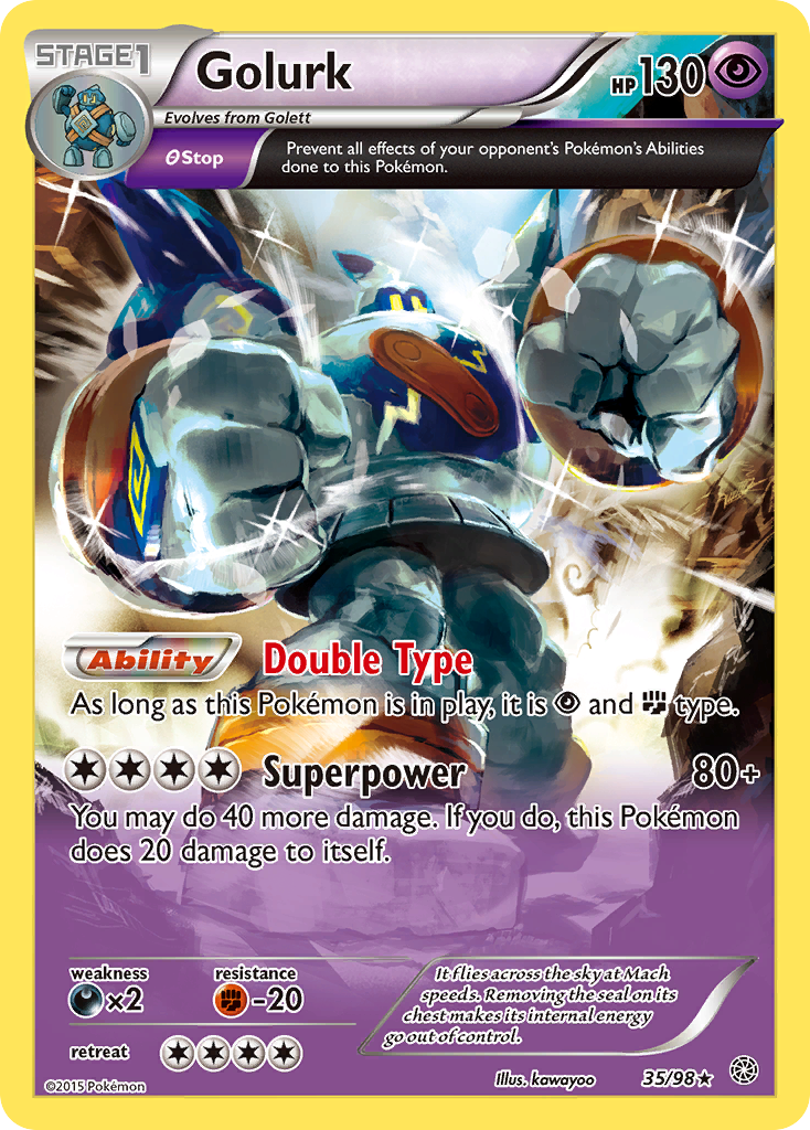 Golurk (35/98) [XY: Ancient Origins] | Mega City Incorporated