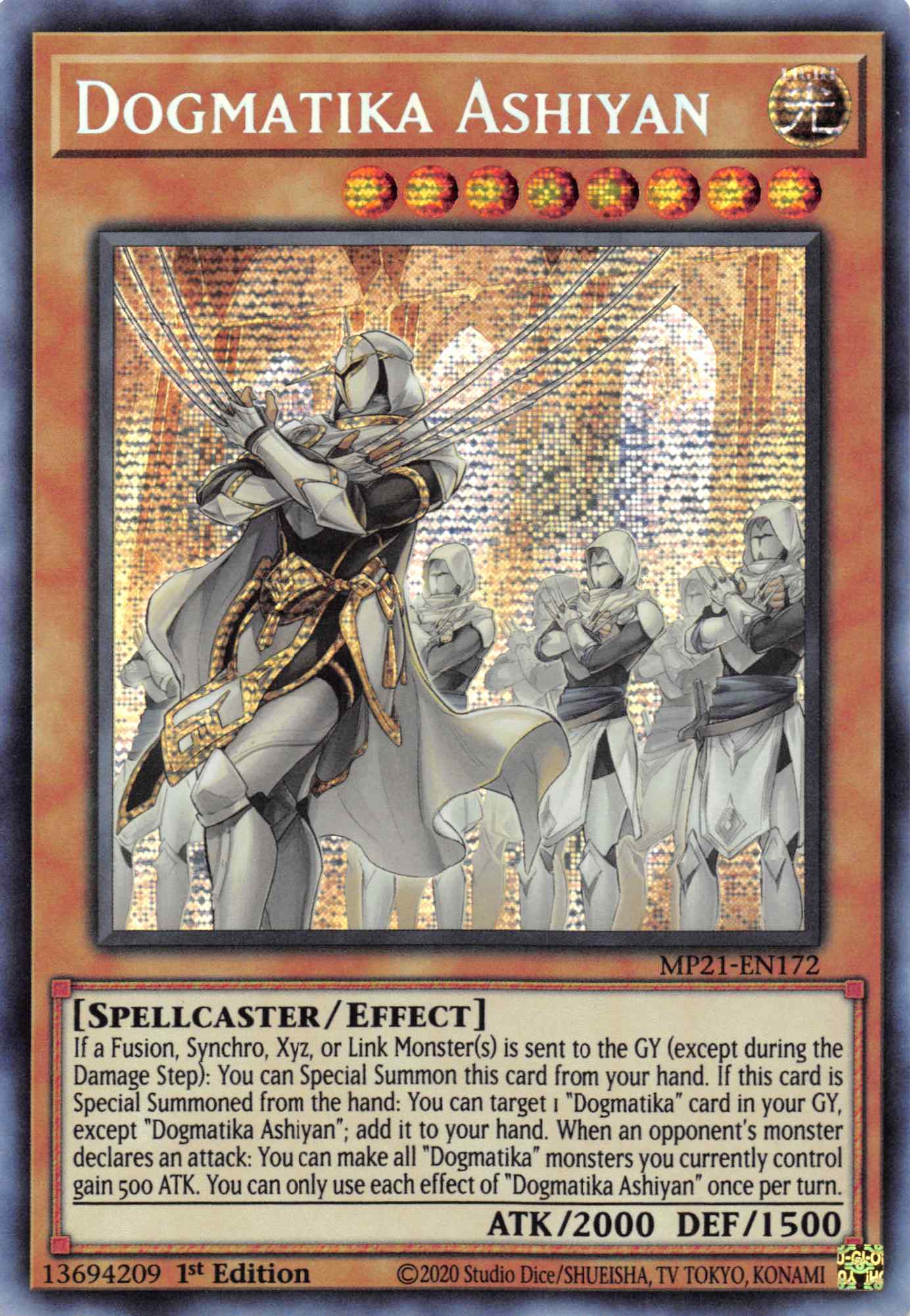 Dogmatika Ashiyan [MP21-EN172] Prismatic Secret Rare | Mega City Incorporated