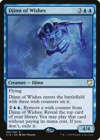 Djinn of Wishes [Commander 2018] | Mega City Incorporated