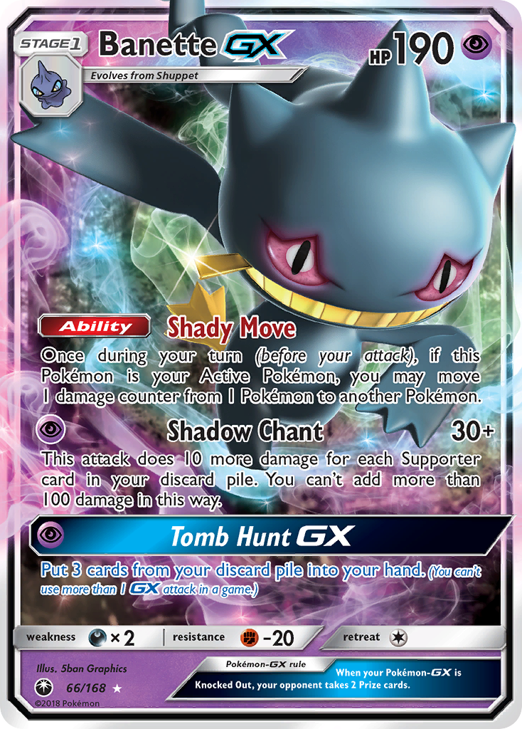 Banette GX (66/168) [Sun & Moon: Celestial Storm] | Mega City Incorporated