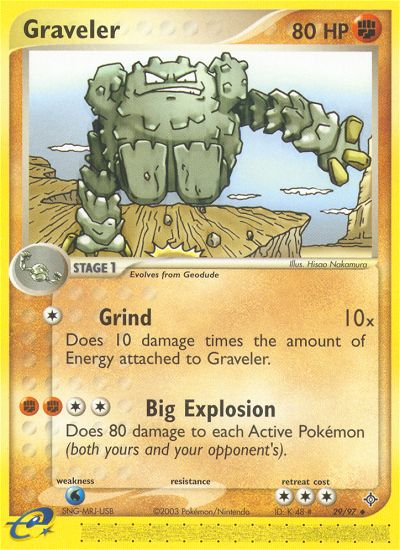 Graveler (29/97) [EX: Dragon] | Mega City Incorporated