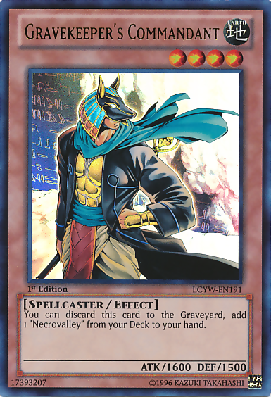 Gravekeeper's Commandant [LCYW-EN191] Ultra Rare | Mega City Incorporated