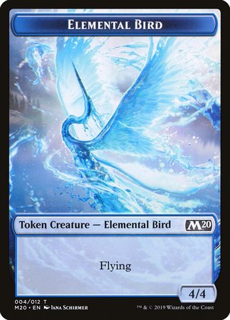 Elemental Bird Token [Core Set 2020 Tokens] | Mega City Incorporated