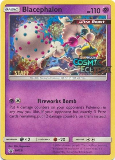 Blacephalon (SM221) (Staff Prerelease Promo) [Sun & Moon: Black Star Promos] | Mega City Incorporated