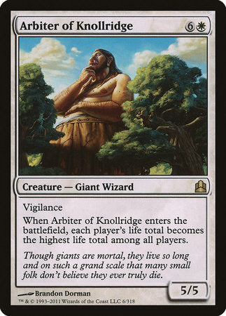 Arbiter of Knollridge [Commander 2011] | Mega City Incorporated