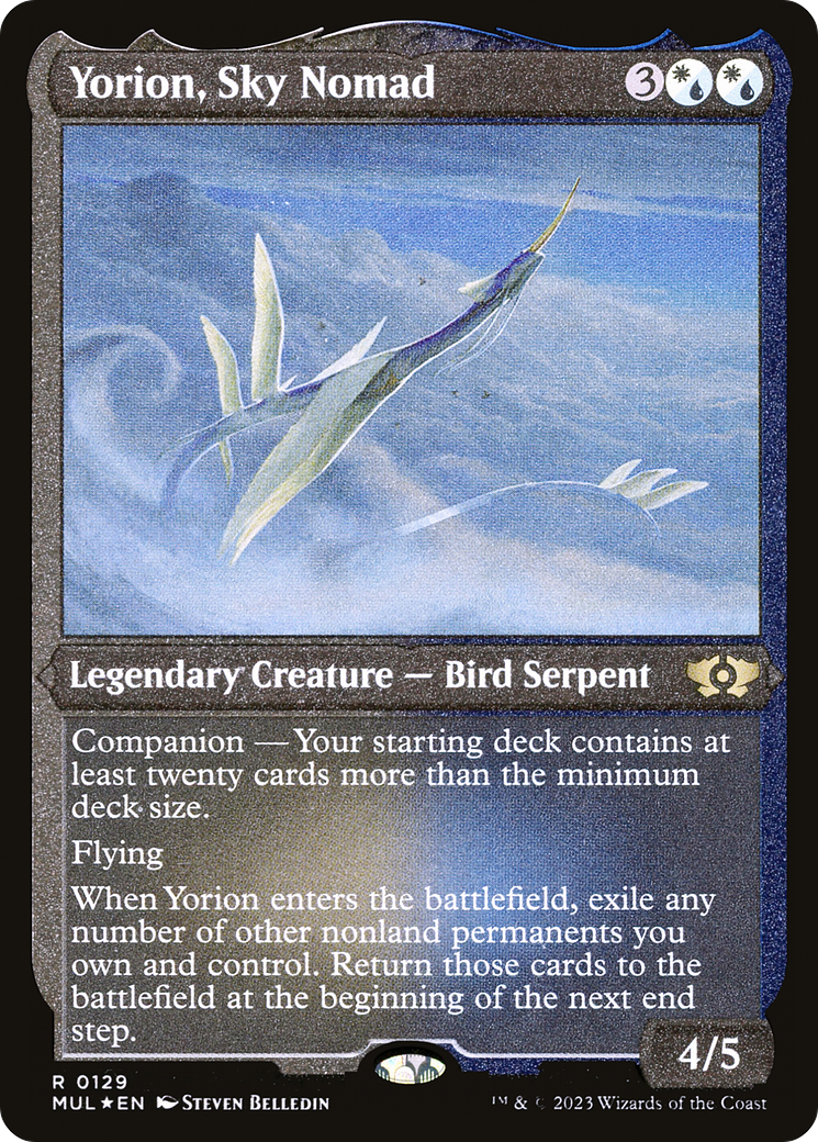 Yorion, Sky Nomad (Foil Etched) [Multiverse Legends] | Mega City Incorporated