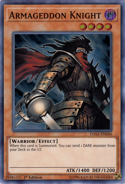 Armageddon Knight [DASA-EN040] Super Rare | Mega City Incorporated