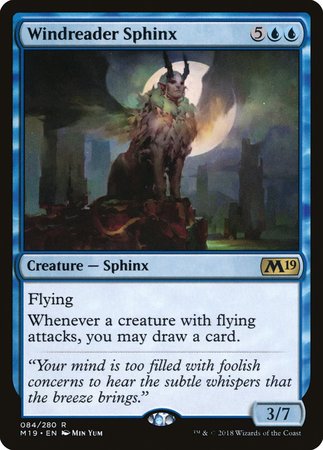 Windreader Sphinx [Core Set 2019] | Mega City Incorporated