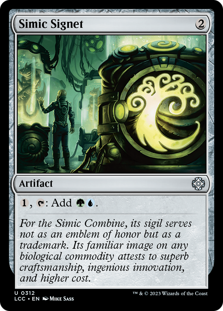 Simic Signet [The Lost Caverns of Ixalan Commander] | Mega City Incorporated