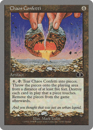 Chaos Confetti [Unglued] | Mega City Incorporated
