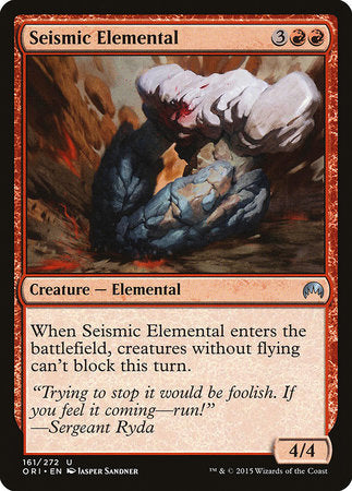 Seismic Elemental [Magic Origins] | Mega City Incorporated