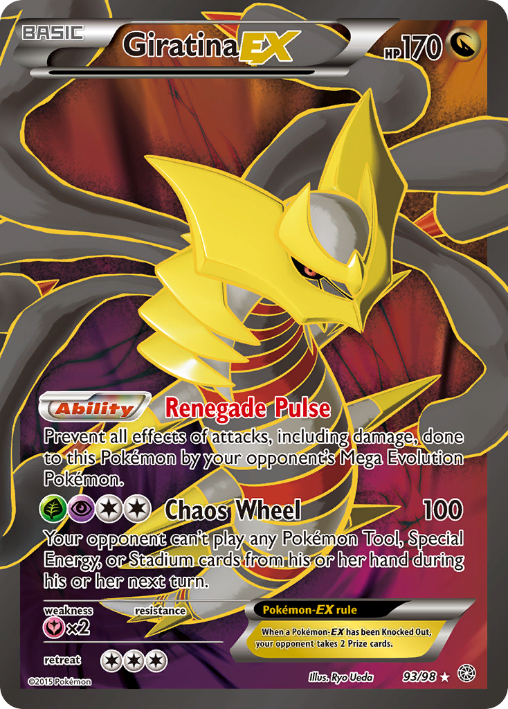 Giratina EX (93/98) [XY: Ancient Origins] | Mega City Incorporated