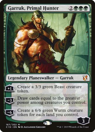 Garruk, Primal Hunter [Commander 2019] | Mega City Incorporated