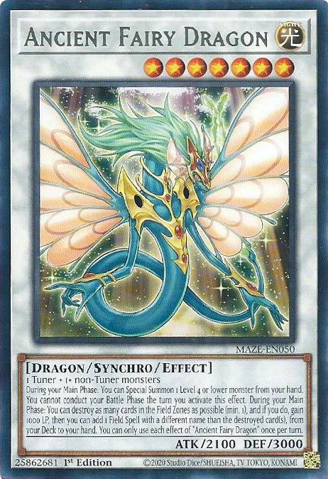 Ancient Fairy Dragon [MAZE-EN050] Rare | Mega City Incorporated