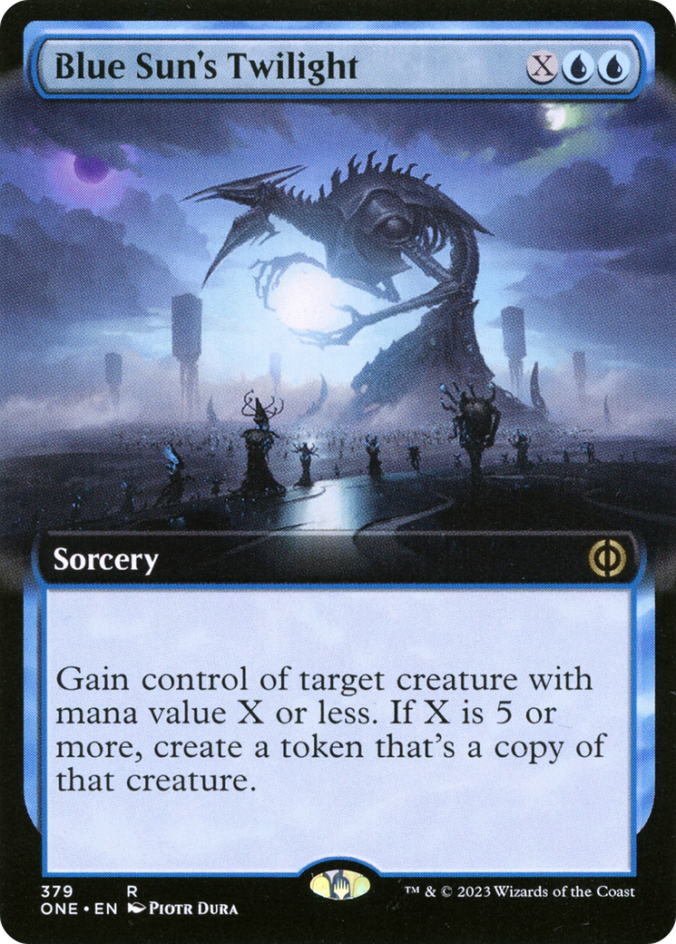 Blue Sun's Twilight (Extended Art) [Phyrexia: All Will Be One] | Mega City Incorporated