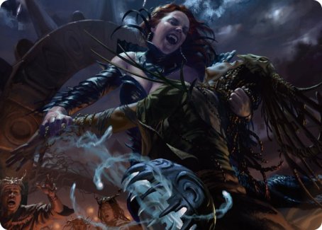 Olivia's Midnight Ambush Art Card [Innistrad: Midnight Hunt Art Series] | Mega City Incorporated