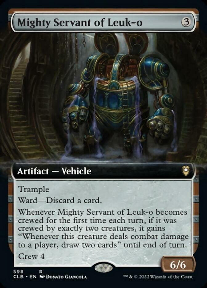 Mighty Servant of Leuk-o (Extended Art) [Commander Legends: Battle for Baldur's Gate] | Mega City Incorporated