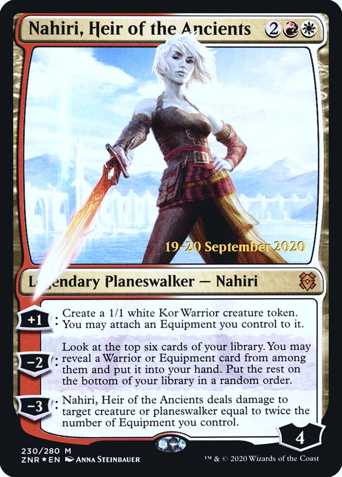 Nahiri, Heir of the Ancients  [Zendikar Rising Prerelease Promos] | Mega City Incorporated