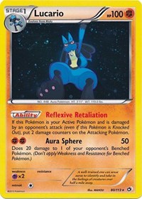 Lucario (80/113) (Cosmos Holo) [Black & White: Legendary Treasures] | Mega City Incorporated