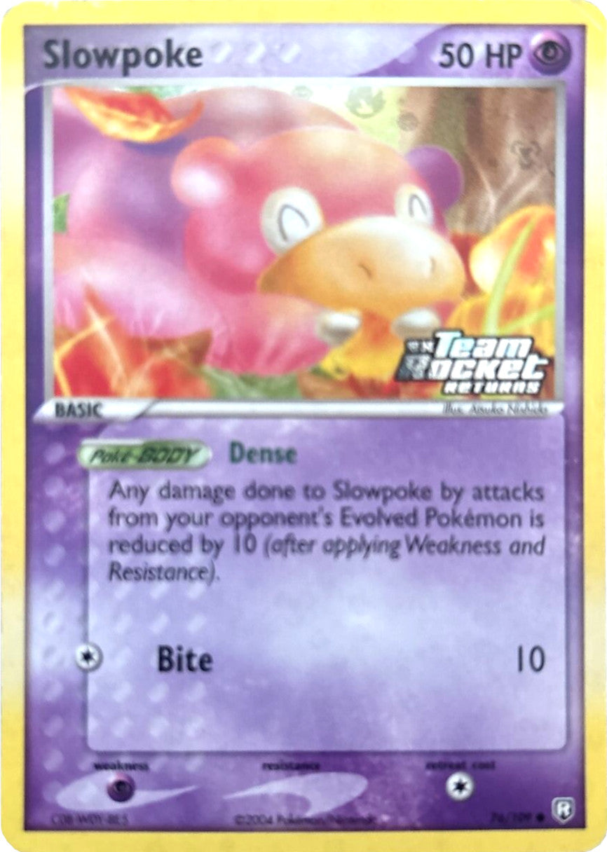 Slowpoke (76/109) (Stamped) [EX: Team Rocket Returns] | Mega City Incorporated