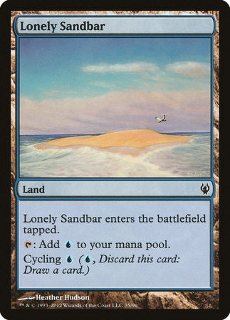 Lonely Sandbar [Duel Decks: Izzet vs. Golgari] | Mega City Incorporated