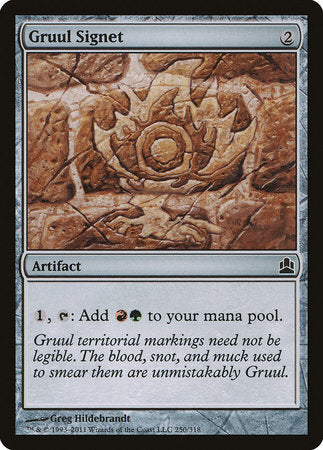 Gruul Signet [Commander 2011] | Mega City Incorporated